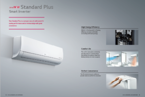 Klimaanlagen von LG aus der Standard Plus Serie PM09 PM12 und PM18